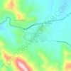 Mapa topográfico Tarabuco, altitud, relieve