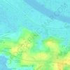 Mapa topográfico Le Pé de Buzay, altitud, relieve