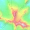 Mapa topográfico Sullcon, altitud, relieve