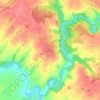 Mapa topográfico Le Fuiteau, altitud, relieve