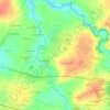 Mapa topográfico Le Pas, altitud, relieve