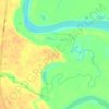 Mapa topográfico Шуево, altitud, relieve