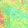 Mapa topográfico Bama, altitud, relieve