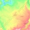 Mapa topográfico La Floresta, altitud, relieve