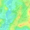 Mapa topográfico Le Claray, altitud, relieve