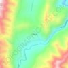 Mapa topográfico El Playon, altitud, relieve