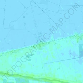 Mapa topográfico Filo, altitud, relieve