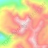 Mapa topográfico 美鲁各古, altitud, relieve