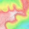Mapa topográfico Braeriach, altitud, relieve