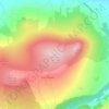 Mapa topográfico Mynydd Carningli, altitud, relieve