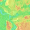 Mapa topográfico Пинега, altitud, relieve