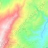 Mapa topográfico Chipatá, altitud, relieve