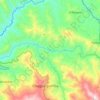 Mapa topográfico Río Yaguachi, altitud, relieve