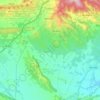 Mapa topográfico Luquin, altitud, relieve