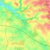 Mapa topográfico Argentré-du-Plessis, altitud, relieve