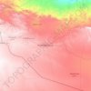 Mapa topográfico Woqooyi Galbeed, altitud, relieve