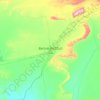 Mapa topográfico Béchar, altitud, relieve