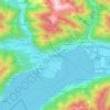 Mapa topográfico Locarno, altitud, relieve