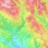 Mapa topográfico Cardaillac, altitud, relieve