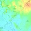 Mapa topográfico Thrintoft, altitud, relieve