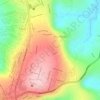 Mapa topográfico Binza Pigeon, altitud, relieve