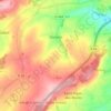 Mapa topográfico Gouvets, altitud, relieve