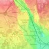 Mapa topográfico Lentate sul Seveso, altitud, relieve