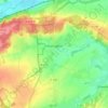 Mapa topográfico Heuringhem, altitud, relieve