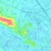 Mapa topográfico Urbanor, altitud, relieve
