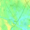 Mapa topográfico Topcliffe, altitud, relieve