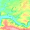 Mapa topográfico George Nympton, altitud, relieve