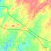 Mapa topográfico Jacksons" Gap, altitud, relieve