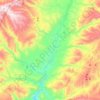 Mapa topográfico M'Semrir, altitud, relieve