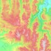 Mapa topográfico Tolmie, altitud, relieve