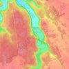 Mapa topográfico Grosley-sur-Risle, altitud, relieve