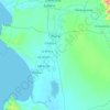 Mapa topográfico Río Piura, altitud, relieve