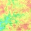 Mapa topográfico Gouesnou, altitud, relieve