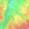 Mapa topográfico Подушкино, altitud, relieve