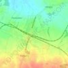 Mapa topográfico Korsze, altitud, relieve