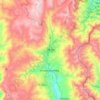 Mapa topográfico Huancabamba, altitud, relieve
