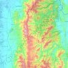 Mapa topográfico Convención, altitud, relieve