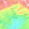 Mapa topográfico Huehuetlán el Grande, altitud, relieve