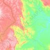 Mapa topográfico Paracatu, altitud, relieve
