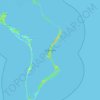 Mapa topográfico Diego Garcia, altitud, relieve