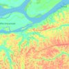 Mapa topográfico Carrazedo, altitud, relieve