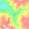 Mapa topográfico Panqueba, altitud, relieve