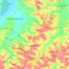 Mapa topográfico Pellefigue, altitud, relieve