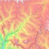 Mapa topográfico Ronxar, altitud, relieve
