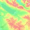 Mapa topográfico Layo, altitud, relieve