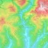 Mapa topográfico Pulfero, altitud, relieve